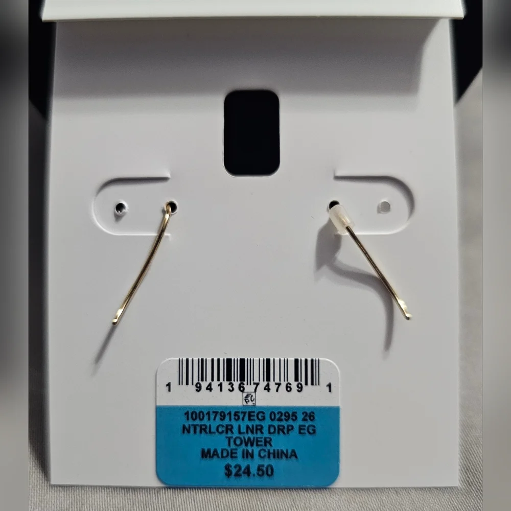 NWT Charter Club pearl‎ drop earrings